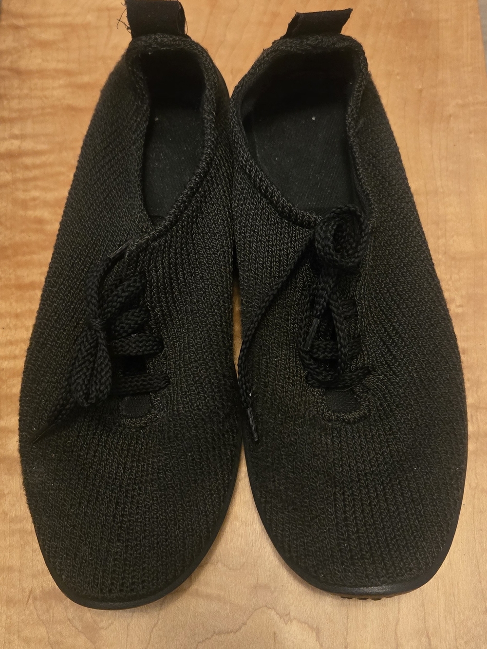 Arcopedico LS Black Knit Lace Up Comfort Sneaker Shoes Women's Size 41 / US 10